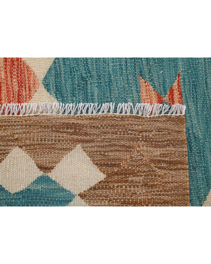 Maimana Kilim 6' 8" X 9' 10" Hand Knotted Wool Kilim 6' 8" X 9' 10" (203 X 300) / Multi / Wool