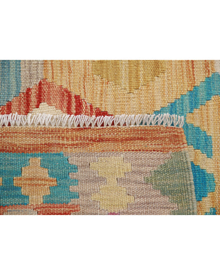Maimana Kilim 6' 5" X 9' 8" Hand Knotted Wool Kilim 6' 5" X 9' 8" (196 X 295) / Multi / Wool