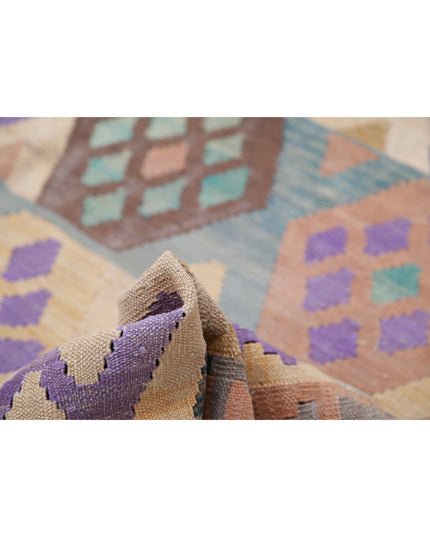 Maimana Kilim 5' 10" X 7' 5" Hand Knotted Wool Kilim 5' 10" X 7' 5" (178 X 226) / Multi / Wool