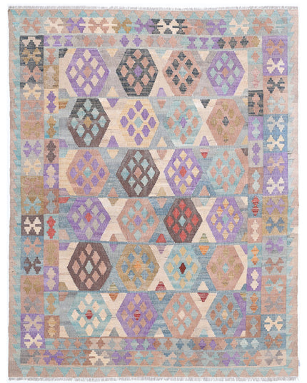 Maimana Kilim 5' 10" X 7' 5" Hand Knotted Wool Kilim 5' 10" X 7' 5" (178 X 226) / Multi / Wool