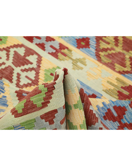 Maimana Kilim 5' 8" X 7' 9" Hand Knotted Wool Kilim 5' 8" X 7' 9" (173 X 236) / Multi / Wool