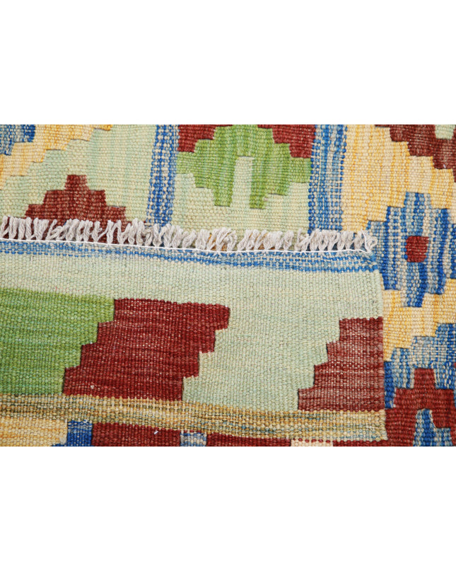Maimana Kilim 5' 8" X 7' 9" Hand Knotted Wool Kilim 5' 8" X 7' 9" (173 X 236) / Multi / Wool