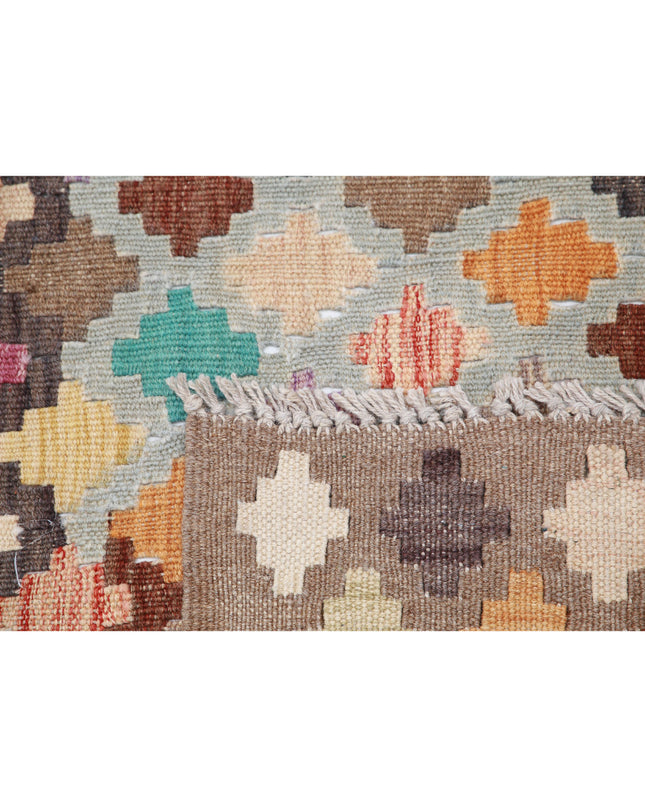 Maimana Kilim 5' 6" X 7' 8" Hand Knotted Wool Kilim 5' 6" X 7' 8" (168 X 234) / Multi / Wool