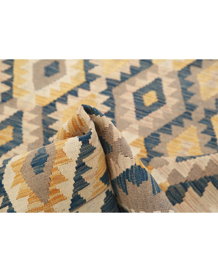 Maimana Kilim 4' 10" X 6' 8" Hand Knotted Wool Kilim 4' 10" X 6' 8" (147 X 203) / Multi / Wool