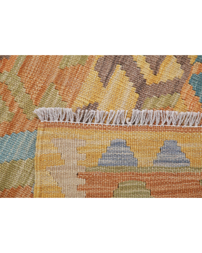 Maimana Kilim 2' 8" X 3' 11" Hand Knotted Wool Kilim 2' 8" X 3' 11" (81 X 119) / Multi / Wool