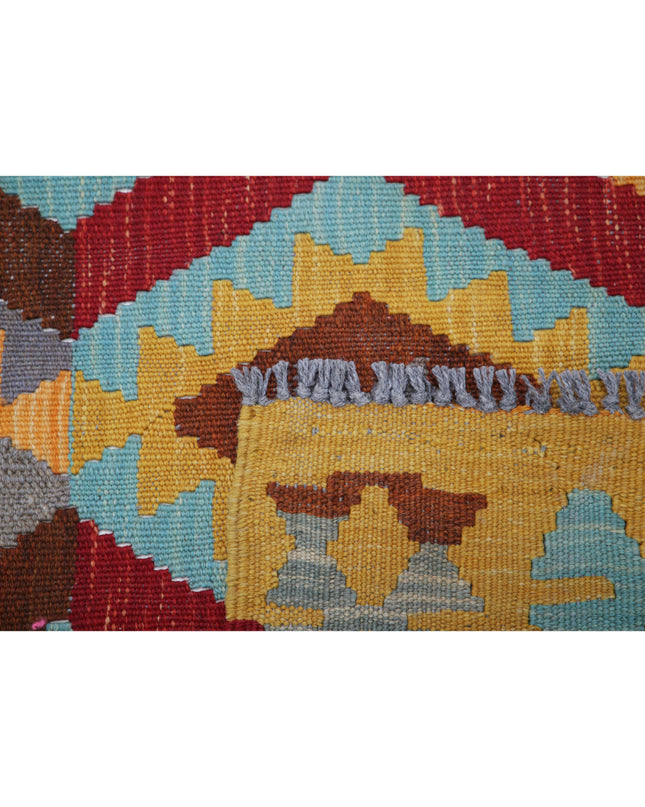 Maimana Kilim 2' 8" X 4' 0" Hand Knotted Wool Kilim 2' 8" X 4' 0" (81 X 122) / Multi / Wool