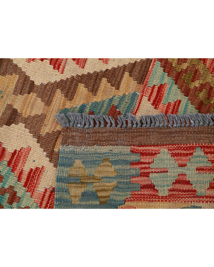 Maimana Kilim 3' 3" X 4' 9" Hand Knotted Wool Kilim 3' 3" X 4' 9" (99 X 145) / Multi / Wool