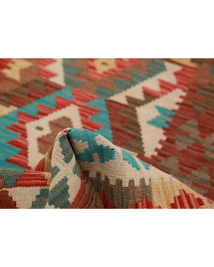Maimana Kilim 3' 1" X 5' 1" Hand Knotted Wool Kilim 3' 1" X 5' 1" (94 X 155) / Multi / Wool