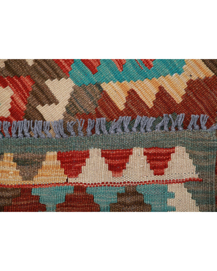 Maimana Kilim 3' 1" X 5' 1" Hand Knotted Wool Kilim 3' 1" X 5' 1" (94 X 155) / Multi / Wool