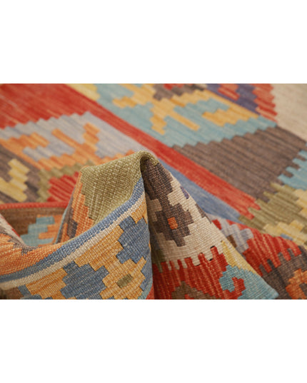 Maimana Kilim 3' 1" X 5' 1" Hand Knotted Wool Kilim 3' 1" X 5' 1" (94 X 155) / Multi / Wool