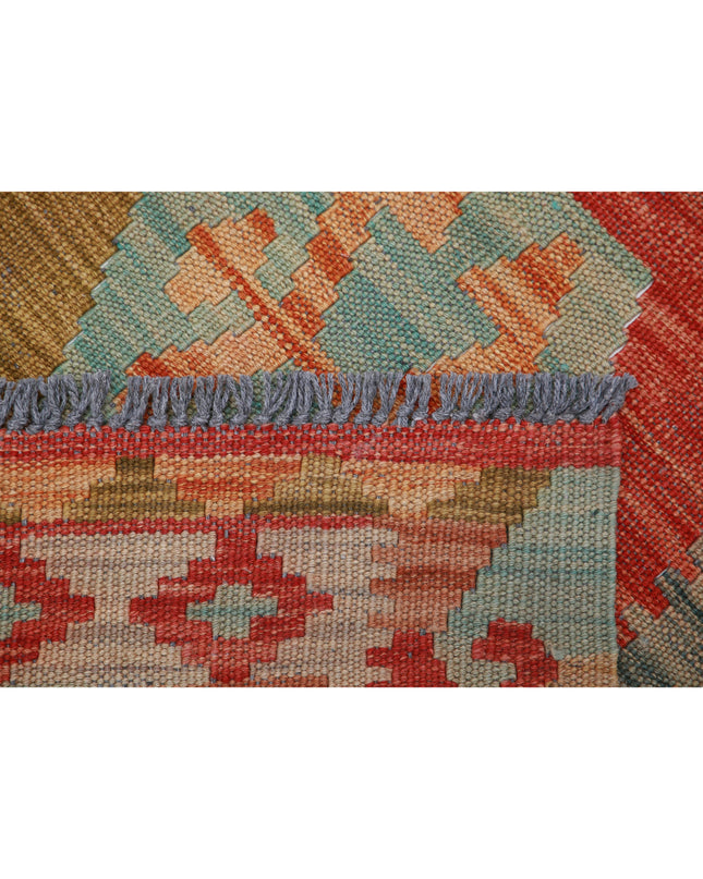 Maimana Kilim 3' 2" X 5' 3" Hand Knotted Wool Kilim 3' 2" X 5' 3" (97 X 160) / Multi / Wool