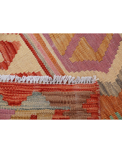 Maimana Kilim 2' 8" X 4' 2" Hand Knotted Wool Kilim 2' 8" X 4' 2" (81 X 127) / Multi / Wool