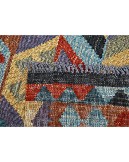 Maimana Kilim 2' 6" X 4' 2" Hand Knotted Wool Kilim 2' 6" X 4' 2" (76 X 127) / Multi / Wool