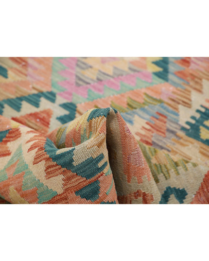 Maimana Kilim 3' 3" X 5' 2" Hand Knotted Wool Kilim 3' 3" X 5' 2" (99 X 158) / Multi / Wool