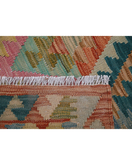 Maimana Kilim 3' 3" X 5' 2" Hand Knotted Wool Kilim 3' 3" X 5' 2" (99 X 158) / Multi / Wool