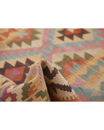 Maimana Kilim 3' 3" X 6' 3" Hand Knotted Wool Kilim 3' 3" X 6' 3" (99 X 191) / Multi / Wool