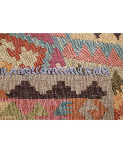 Maimana Kilim 3' 3" X 6' 3" Hand Knotted Wool Kilim 3' 3" X 6' 3" (99 X 191) / Multi / Wool