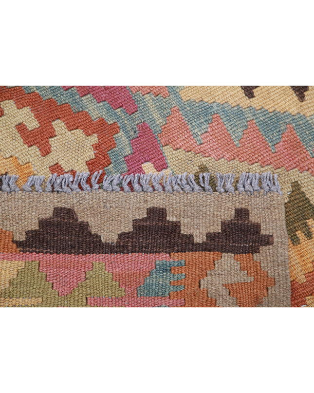 Maimana Kilim 3' 3" X 6' 3" Hand Knotted Wool Kilim 3' 3" X 6' 3" (99 X 191) / Multi / Wool