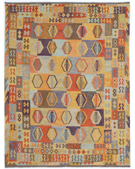 Maimana Kilim 9' 10" X 12' 7" Hand Woven Wool Kilim 9' 10" X 12' 7" (300 X 383) / Multi / Wool
