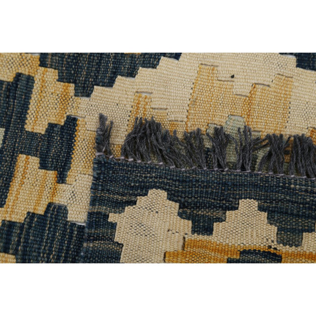 Maimana Kilim 6' 4" X 9' 9" Wool Hand-Woven Kilim 6' 4" X 9' 9" (193 X 297) / Multi / Multi