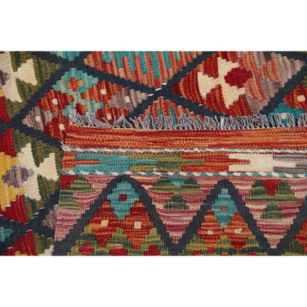 Maimana Kilim 5' 8" X 8' 6" Wool Hand-Woven Kilim 5' 8" X 8' 6" (173 X 259) / Multi / Multi