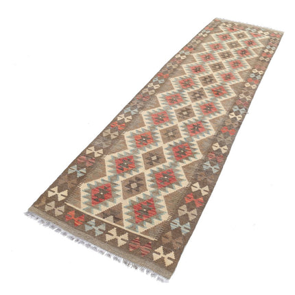 Maimana Kilim 2' 8" X 9' 8" Wool Hand-Woven Kilim 2' 8" X 9' 8" (81 X 295) / Multi / Multi