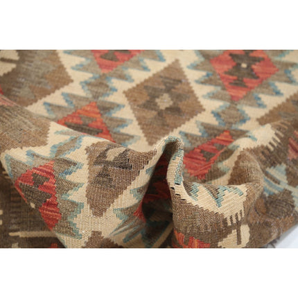 Maimana Kilim 2' 8" X 9' 8" Wool Hand-Woven Kilim 2' 8" X 9' 8" (81 X 295) / Multi / Multi