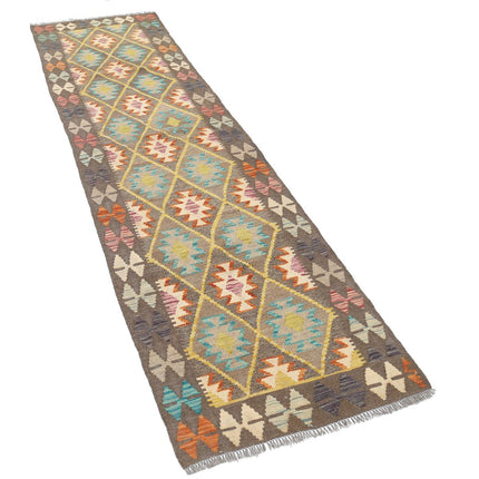 Maimana Kilim 2' 6" X 9' 5" Wool Hand-Woven Kilim 2' 6" X 9' 5" (76 X 287) / Multi / Multi