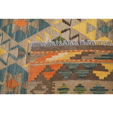 Maimana Kilim 3' 11" X 5' 11" Wool Hand-Woven Kilim 3' 11" X 5' 11" (119 X 180) / Multi / Multi