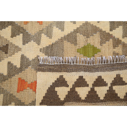 Maimana Kilim 4' 8" X 6' 9" Wool Hand-Woven Kilim 4' 8" X 6' 9" (142 X 206) / Multi / Multi