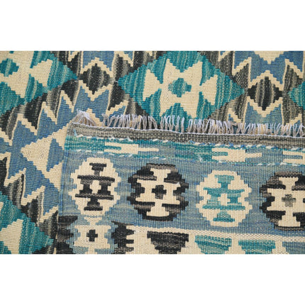 Maimana Kilim 4' 2" X 6' 1" Wool Hand-Woven Kilim 4' 2" X 6' 1" (127 X 185) / Multi / Multi