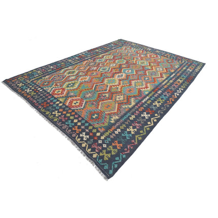 Maimana Kilim 8' 2" X 11' 0" Wool Hand-Woven Kilim 8' 2" X 11' 0" (249 X 335) / Multi / Multi