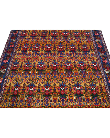 Malayar 5' 4" X 7' 10" Hand Knotted Wool Rug 5' 4" X 7' 10" (162 X 239) / Gold / Wool