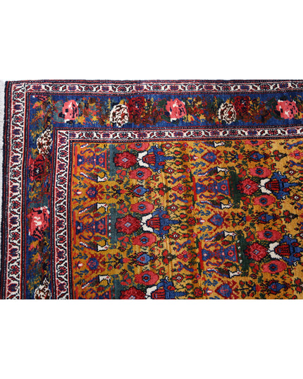 Malayar 5' 4" X 7' 10" Hand Knotted Wool Rug 5' 4" X 7' 10" (162 X 239) / Gold / Wool