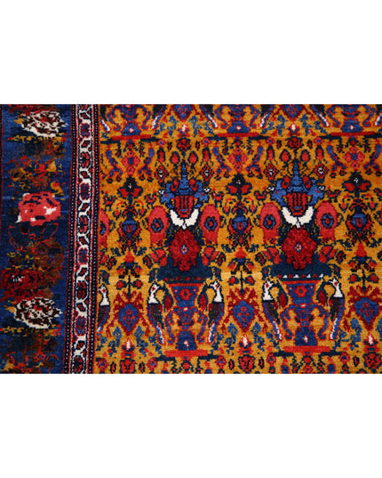 Malayar 5' 4" X 7' 10" Hand Knotted Wool Rug 5' 4" X 7' 10" (162 X 239) / Gold / Wool