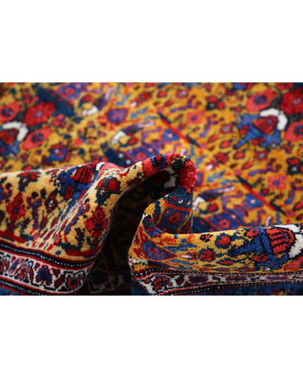 Malayar 5' 4" X 7' 10" Hand Knotted Wool Rug 5' 4" X 7' 10" (162 X 239) / Gold / Wool