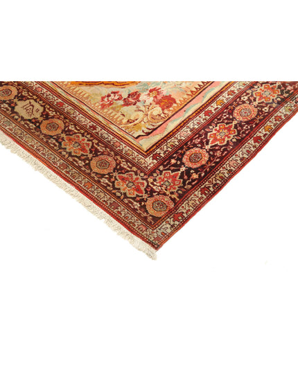 Malayer 4' 5" X 6' 3" Hand Knotted Wool Rug 4' 5" X 6' 3" (135 X 191) / Multi / Wool