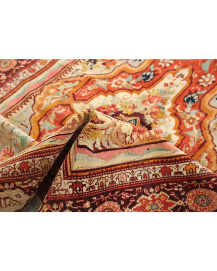 Malayer 4' 5" X 6' 3" Hand Knotted Wool Rug 4' 5" X 6' 3" (135 X 191) / Multi / Wool