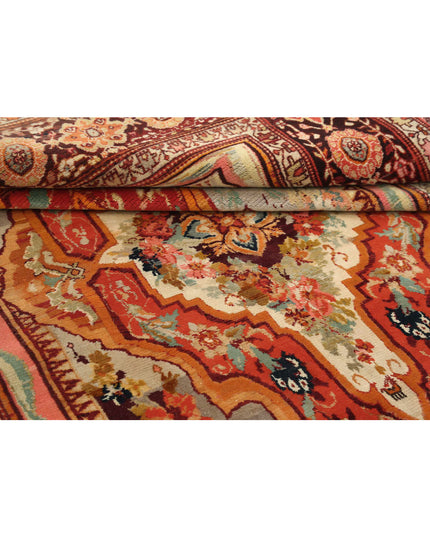 Malayer 4' 5" X 6' 3" Hand Knotted Wool Rug 4' 5" X 6' 3" (135 X 191) / Multi / Wool