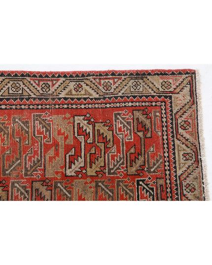 Malayer 3' 9" X 5' 7" Hand Knotted Wool Rug 3' 9" X 5' 7" (114 X 170) / Rust / Wool