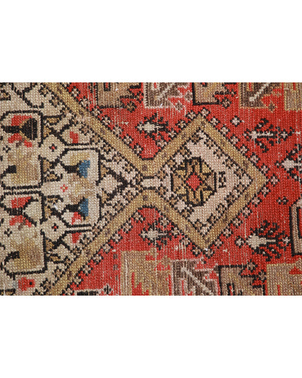 Malayer 3' 9" X 5' 7" Hand Knotted Wool Rug 3' 9" X 5' 7" (114 X 170) / Rust / Wool