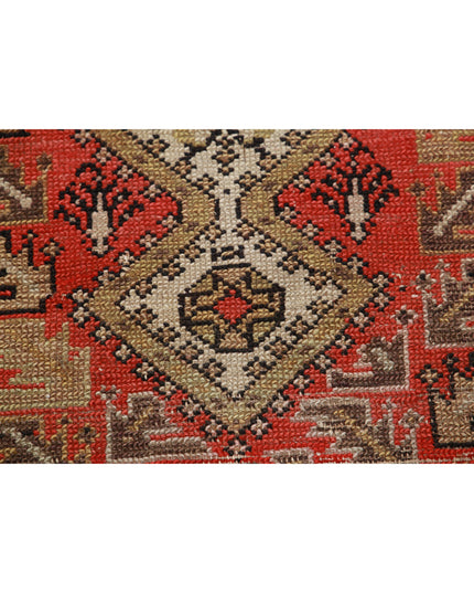 Malayer 3' 9" X 5' 7" Hand Knotted Wool Rug 3' 9" X 5' 7" (114 X 170) / Rust / Wool