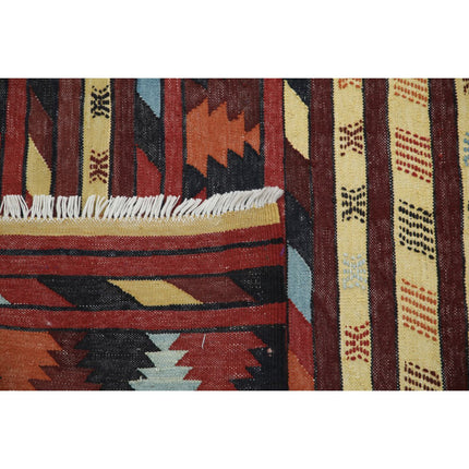 Maliki Kilim 3' 3" X 5' 0" Wool Hand-Woven Kilim 3' 3" X 5' 0" (99 X 152) / Multi / Multi