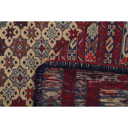 Maliki Kilim 3' 10" X 5' 9" Wool Hand-Woven Kilim 3' 10" X 5' 9" (117 X 175) / Multi / Multi