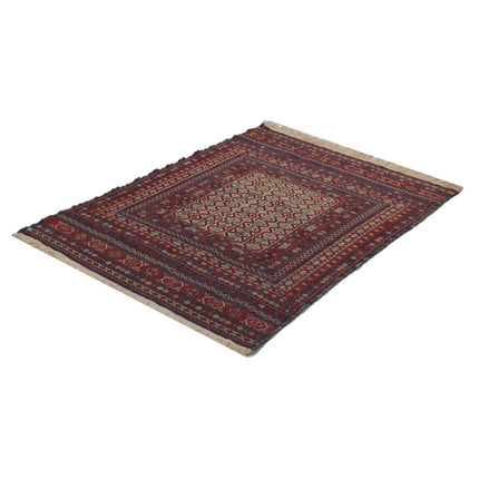 Maliki Kilim 4' 0" X 5' 9" Wool Hand-Woven Kilim 4' 0" X 5' 9" (122 X 175) / Multi / Multi