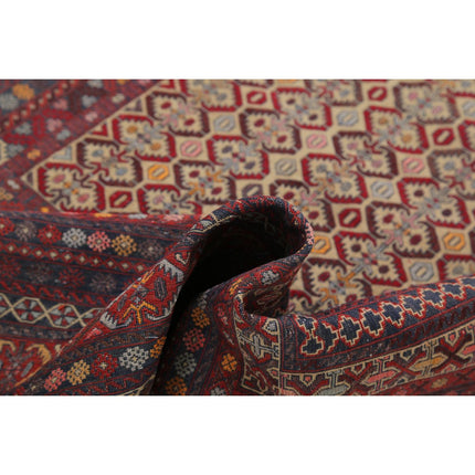 Maliki Kilim 4' 0" X 5' 9" Wool Hand-Woven Kilim 4' 0" X 5' 9" (122 X 175) / Multi / Multi