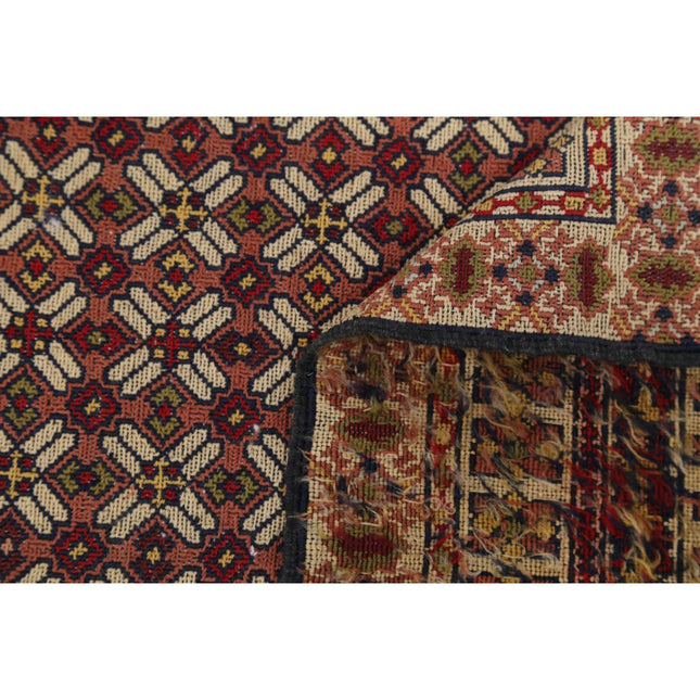 Maliki Kilim 4' 4" X 5' 10" Wool Hand-Woven Kilim 4' 4" X 5' 10" (132 X 178) / Multi / Multi