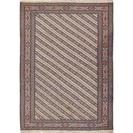 Maliki Kilim Hand-Woven Wool Kilim IVA0024132 - Natalia Rugs