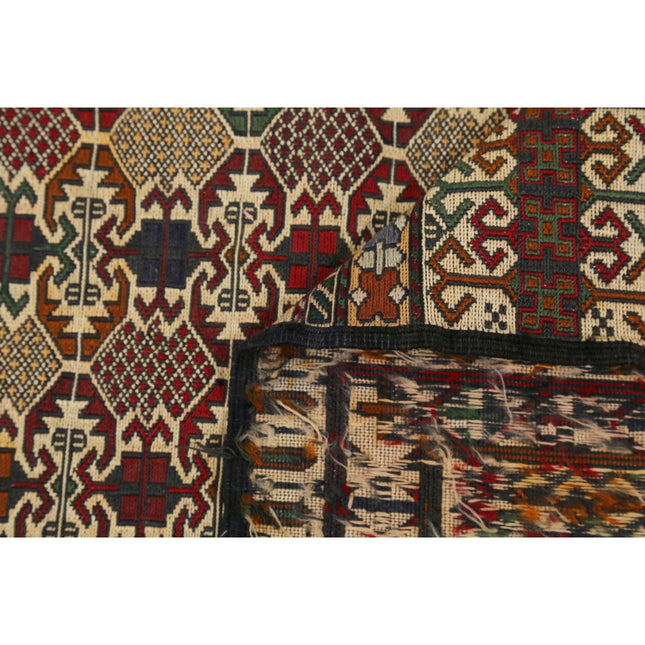 Maliki Kilim 3' 11" X 5' 9" Wool Hand-Woven Kilim 3' 11" X 5' 9" (119 X 175) / Multi / Multi