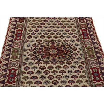 Maliki Kilim 4' 2" X 6' 1" Wool Hand-Woven Kilim 4' 2" X 6' 1" (127 X 185) / Multi / Multi